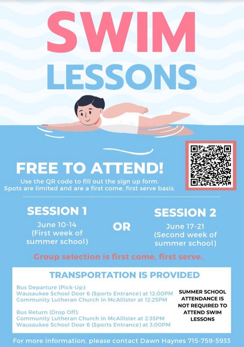 2024 Summer Swim Lessons